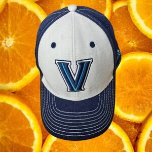 Adidas Navy-White Cotton Villanova Wildcats Semi-Fitted Stretch Baseball Cap‎